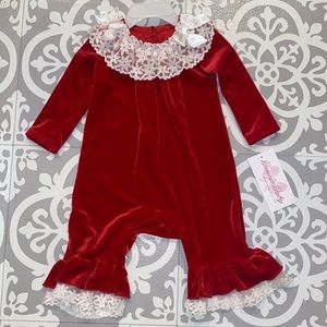 Bonnie Baby Christmas Outfit. NWT size 3-6 months